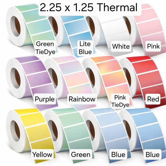 Hand Crafted Other - BUY NOW! Custom 100 Thermal Labels Available in Different Colors "2.25x1.25"